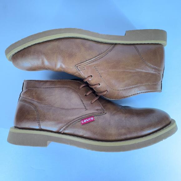Levis Chukka Ankle Boots Mens Size 8.5M Brown Lace Up Casual Travel 518085BRTN - Picture 5 of 11